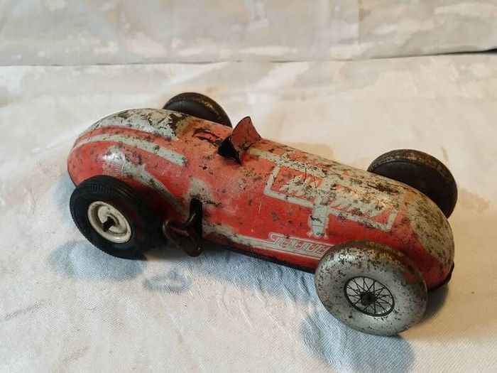 1940's Wind Up tinplate Car(Working)