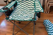Metal/Fabric Folding Chair.