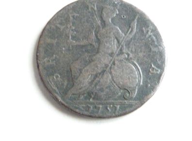 1751 halfpenny