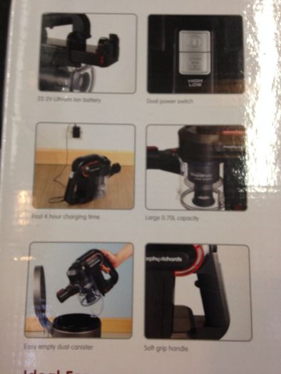 Cordless Vacuum Cleaner Run Time up to 40 Mins