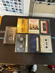 7 vintage Cassettes 1980 s