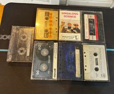 7 vintage Cassettes 1980 s