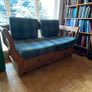 Sofa with wooden drawers Image 3