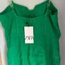 Zara Green chain strap mini dress Size L BNWT Image 9