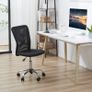 Mesh Ergonomic Home Office Chair w/ Wheels Black Image 2