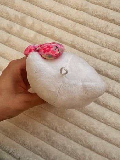 Hello Kitty Sanio Sakura Kimono  pink floral  Mini approx. 14 cm. Used please see photos