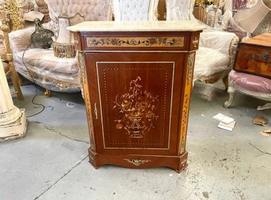 Very nice marquetry inlaid cabinet