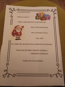 Christmas clearout