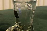 Cork Crystal Small Boot Shaped Shot Glass