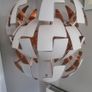 Light pendant Ikea ps 2014 white /copper globe ceiling lamp 52 CM Image 2