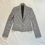 Genuine Versace Pre-Fall 2016 Purple Floral And Houndtooth Blazer Image 3