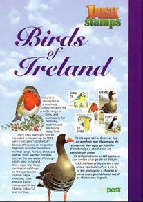 1997 Ireland Birds of Ireland Pack. Includes all stamps and mounts.