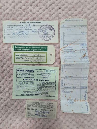 Vintage Epherema