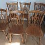 Set of 6 Kitchen Chairs Image 4