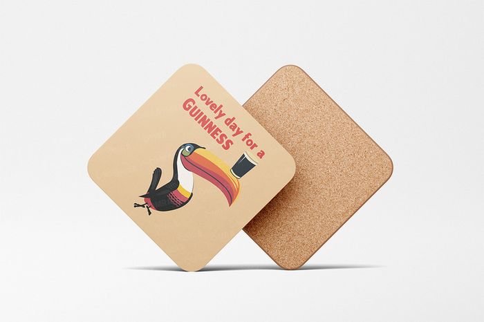 Lovely Day For A Guinness Coaster