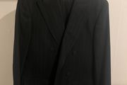river island navy suit 38r