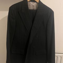 river island navy suit 38r