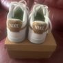Brand new Nike court vision low white/metallic gold-white size UK8 EU42,5 Postage included Image 3