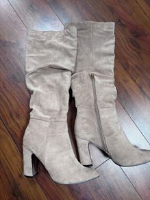 Una Healy Beige Knee Boots 6 / 39
