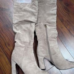 Una Healy Beige Knee Boots 6 / 39
