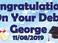 main image for ad Personalised Debs Graduation Party Banner with photos