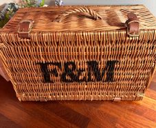 Fortnum and Mason 16 inch hamper basket