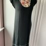 jumper Bnwt knitted pleated front detail Greenhouse brand tunic dress with tie belt medium Image 2