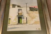 Painting by Italian artist Aldo Riso with COA
