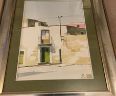 Painting by Italian artist Aldo Riso with COA