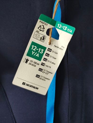 BNWT Decathlon kids 4/3 neoprene wetsuit
