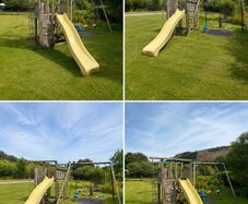 jungle gym tree house swing set