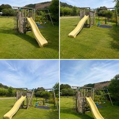 jungle gym tree house swing set