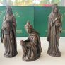 Cold cast bronze nativity set Image 3
