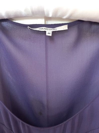 Gerard Darel Grape 100% Silk Top (44) 14/16