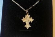 Sterling silver gothic pendant on 925 chain