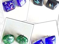 main image for ad Handmade Glass Fused Cufflinks - FREE DELIVERY - Choose Colour