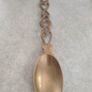 Vintage Brass Celtic Love Spoon Image 5