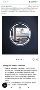 led mirror