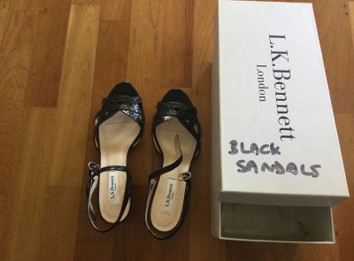 LK Bennett Black Sandals