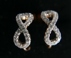 Gold Plated Hyperbola Earrings