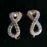 Gold Plated Hyperbola Earrings Image 4