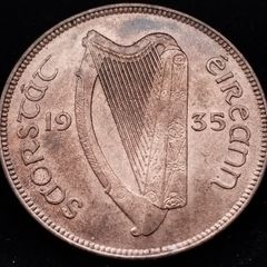 [#2636] - Ireland 1935 | Irish 1d | Irish One Penny  | KM.3 | UNC