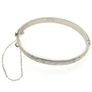 Vintage 925 Sterling Silver 1974 Birmingham Bangle Image 4