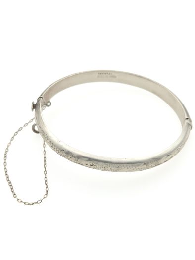 Vintage 925 Sterling Silver 1974 Birmingham Bangle