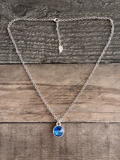 Silver Plated Swarovski Crystal Necklace