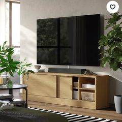 TONSTAD IKEA TV unit oak veneer