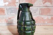 Replica cast iron grenade