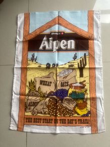Vintage Weetabix/Alpen Tea Towel/Unused