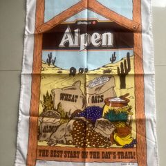 Vintage Weetabix/Alpen Tea Towel/Unused