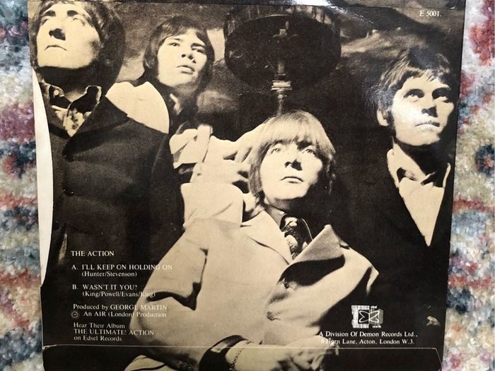 The Action - I'll Keep On Holding On (1981 reissue) 7"